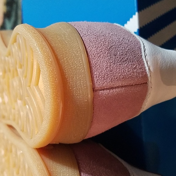 adidas Purple Sneakers with Soft Suede Upper and Classic Three Stripes - Picture 6 of 10